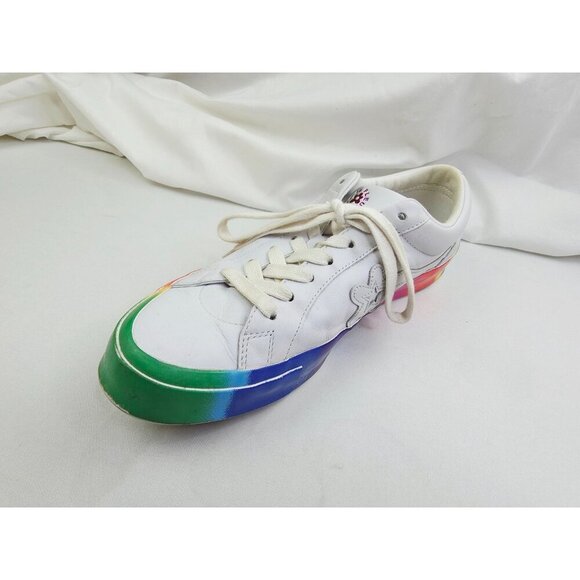 Converse Golf Le Fleur OX Size Mens 13 or Womens 15 Rainbow Pride Low Sneakers - Picture 3 of 15
